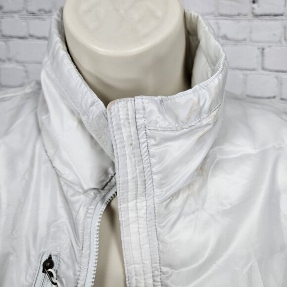 The North Face White Thermoball Eco Lightweight Insulated Full Zip Vest Small - Picture 6 of 16